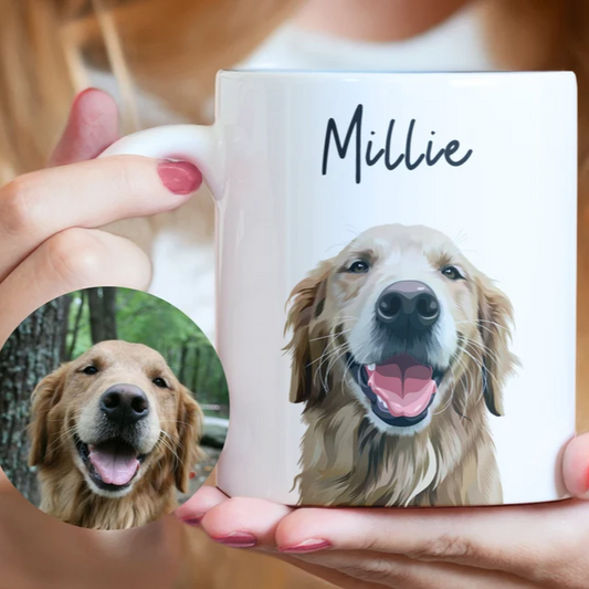 Custom Pet Portrait Mug